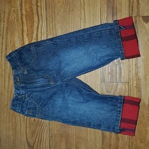 Carter's plaid rolled pants